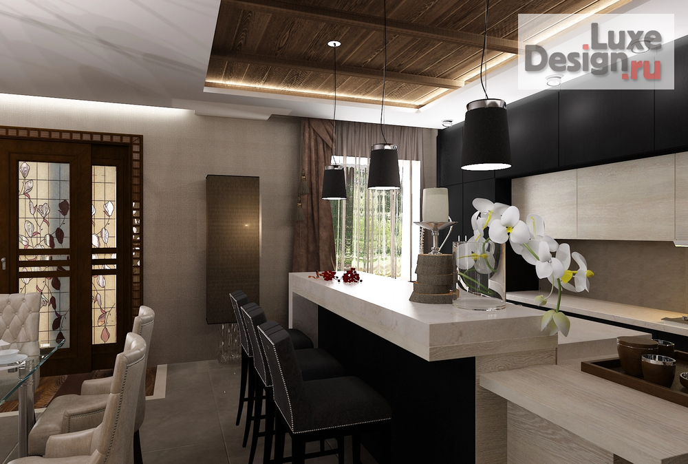 Дизайн интерьера гостиной "Вариант гостинной" (фото 2)