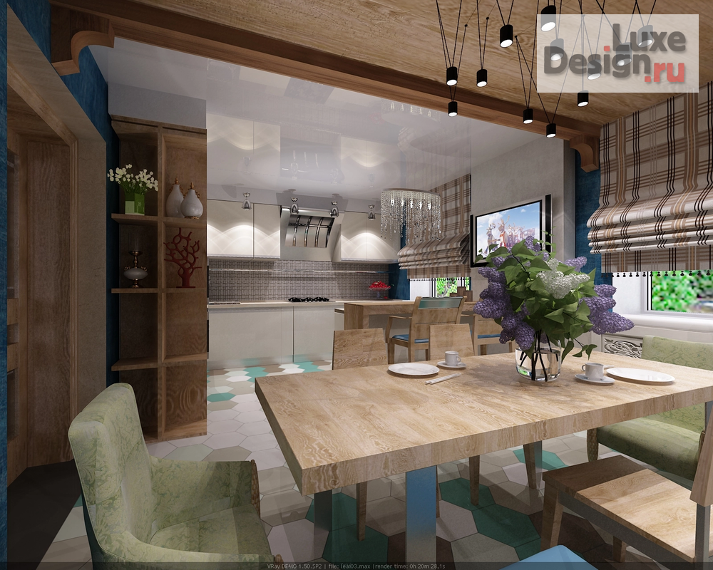 Дизайн интерьера столовой "Столовая" (фото 1)