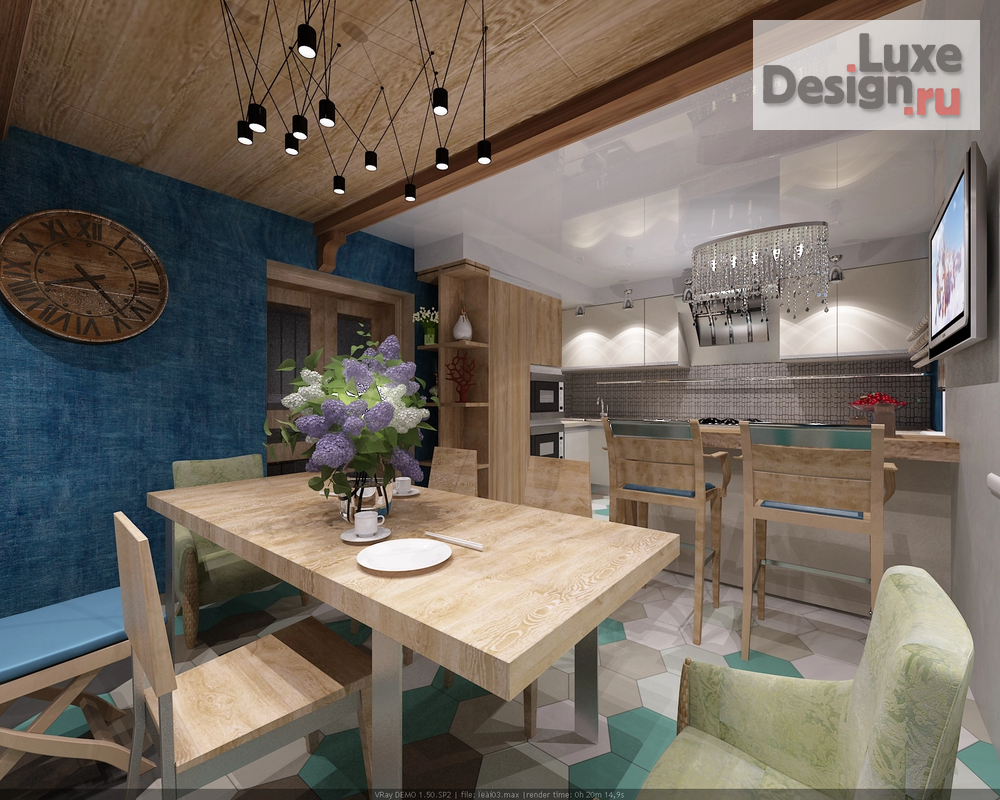 Дизайн интерьера столовой "Столовая" (фото 2)