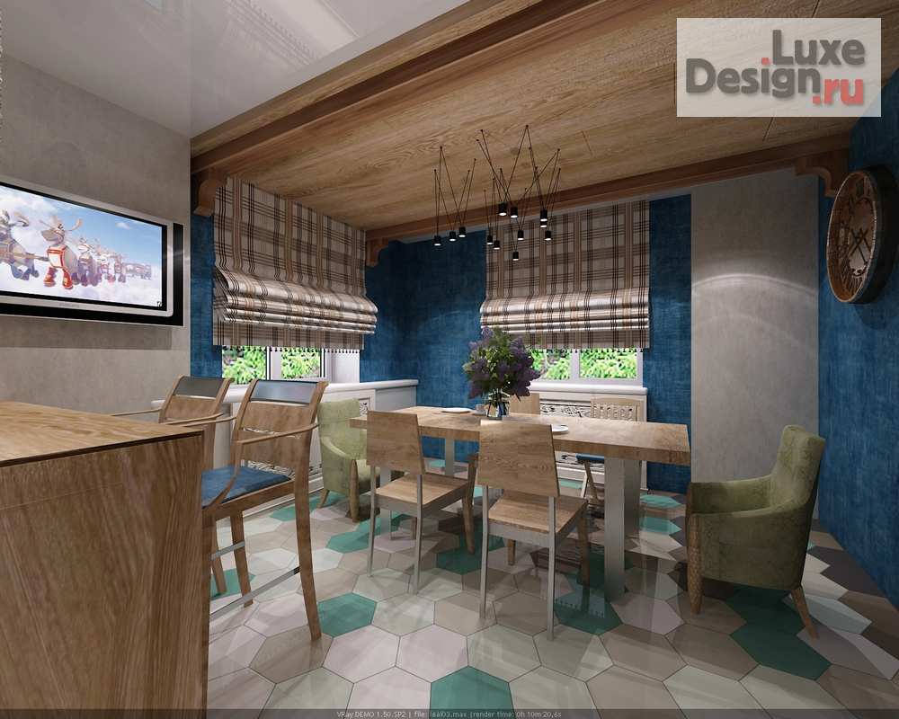 Дизайн интерьера столовой "Столовая" (фото 3)