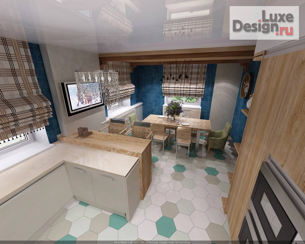 Дизайн интерьера столовой "Столовая" (фото 4)