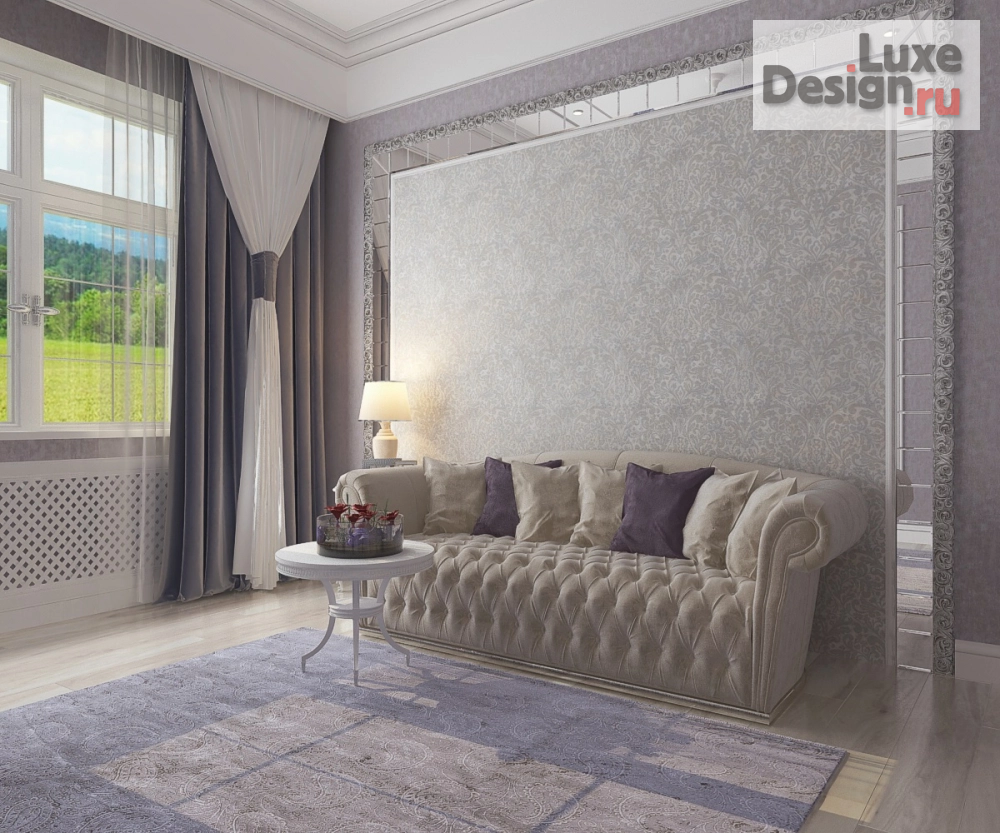 Дизайн интерьера загородного дома "Гостевая комната в частном домовладении Московская область" (фото 1)