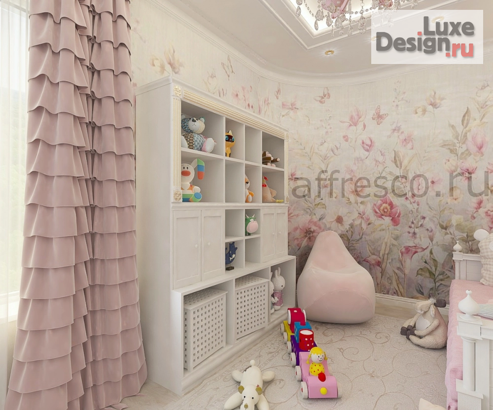 Дизайн интерьера детской "Комната для юной леди, г.Армавир" (фото 1)