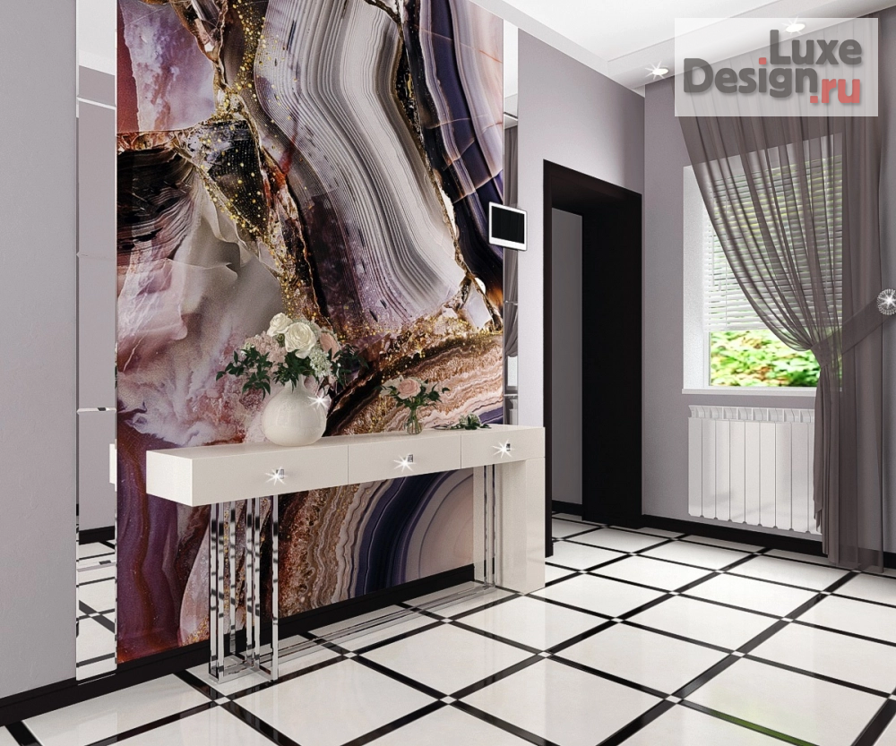 Дизайн интерьера коттеджа "Холл в частном домовладении" (фото 1)