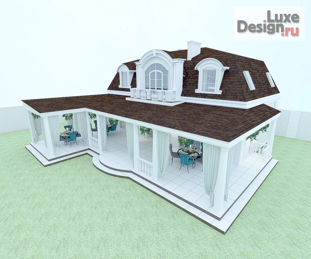 Частная архитектура "проект летнего дома, г.Ставрополь" (фото 1)