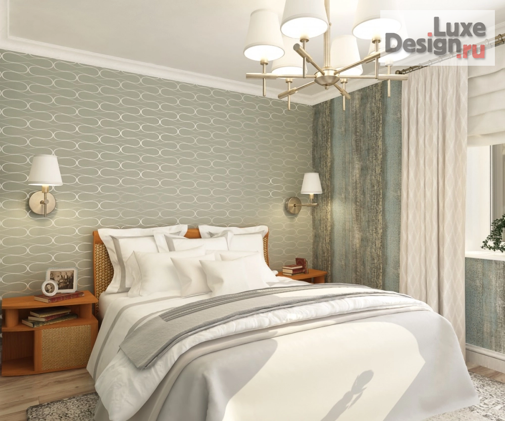 Дизайн интерьера спальни "Мужская спальня" (фото 1)