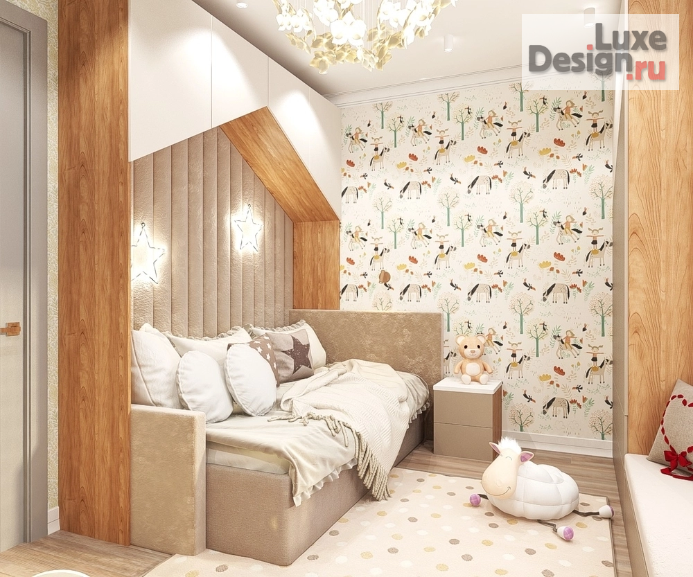 Дизайн интерьера детской "Комната для маленькой принцессы" (фото 1)