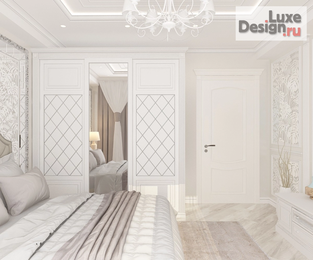 Дизайн интерьера спальни "Гостевая комната в 3х комнатной квартире, г.Невинномысск" (фото 2)