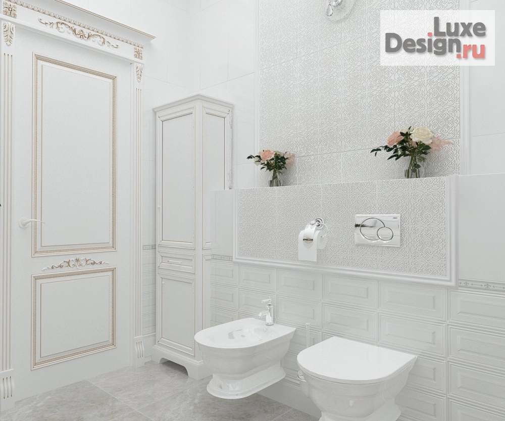 Дизайн интерьера ванной "Душевая комната в 4-х комнатной квартире, г.Ставрополь" (фото 2)