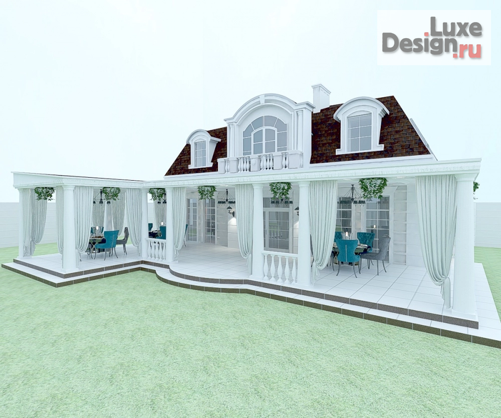 Частная архитектура "проект летнего дома, г.Ставрополь" (фото 2)