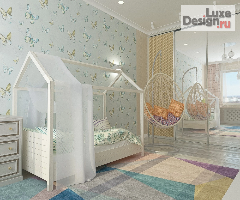 Дизайн интерьера детской "Комната для маленькой леди, г.Ставрополь" (фото 3)