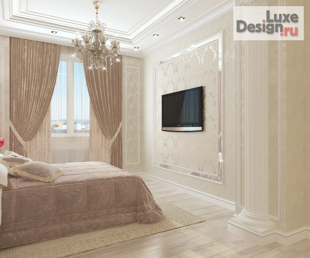 Дизайн интерьера спальни "Спальня для девушки " (фото 3)