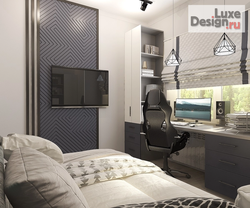 Дизайн интерьера детской "Дизайн-проект комнаты для мальчика" (фото 3)