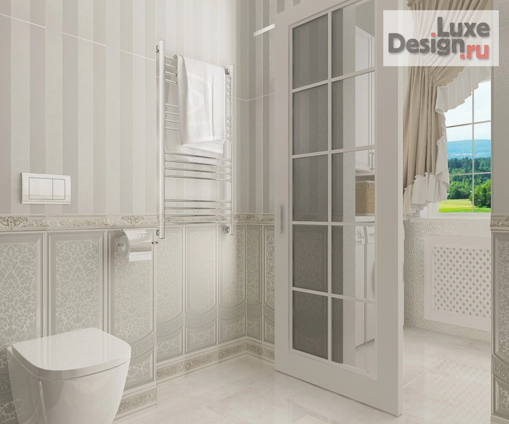 Дизайн интерьера загородного дома "Душевая в частном домовладении Московская область" (фото 4)