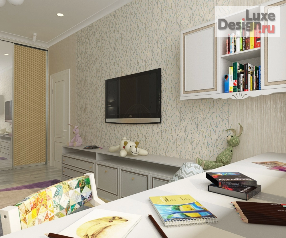 Дизайн интерьера детской "Комната для маленькой леди, г.Ставрополь" (фото 4)