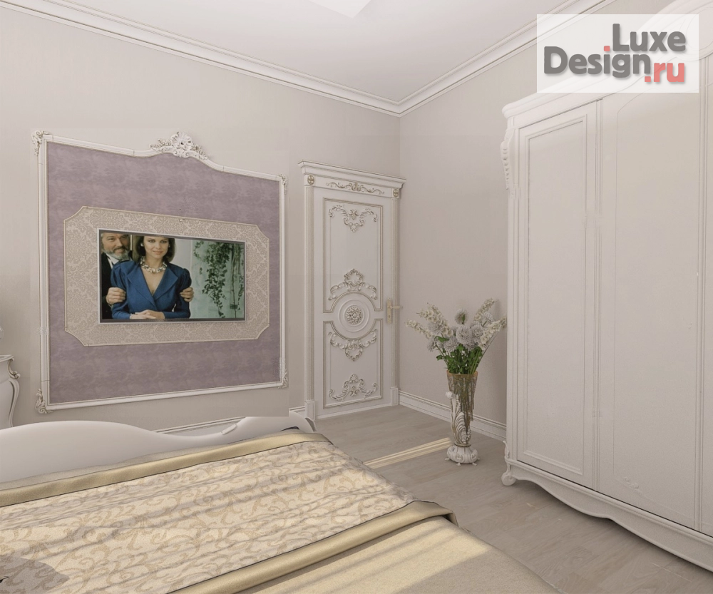 Дизайн интерьера спальни "Спальня в частном домовладении, г.Армавир" (фото 4)
