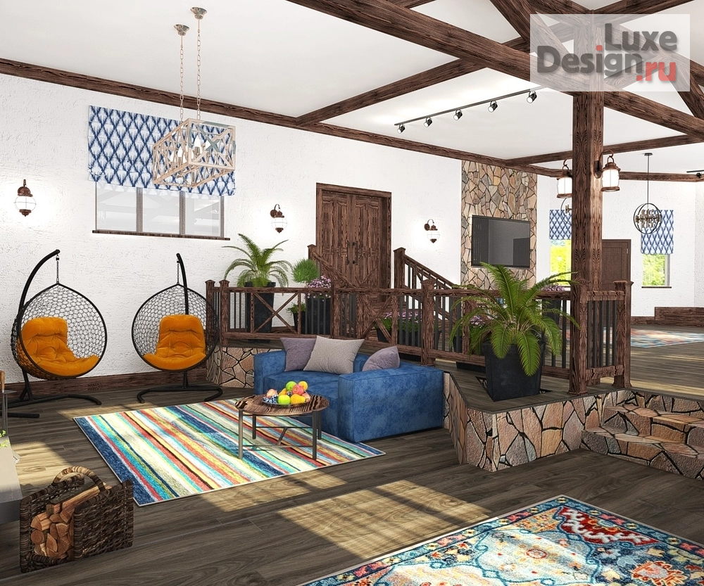 Дизайн интерьера частного дома "Дизайн-проект кухни-гостиной" (фото 4)