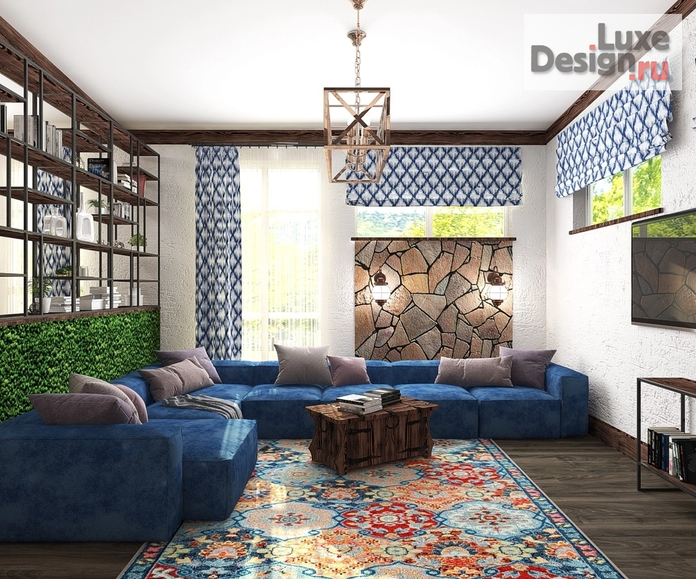 Дизайн интерьера частного дома "Дизайн-проект кухни-гостиной" (фото 5)