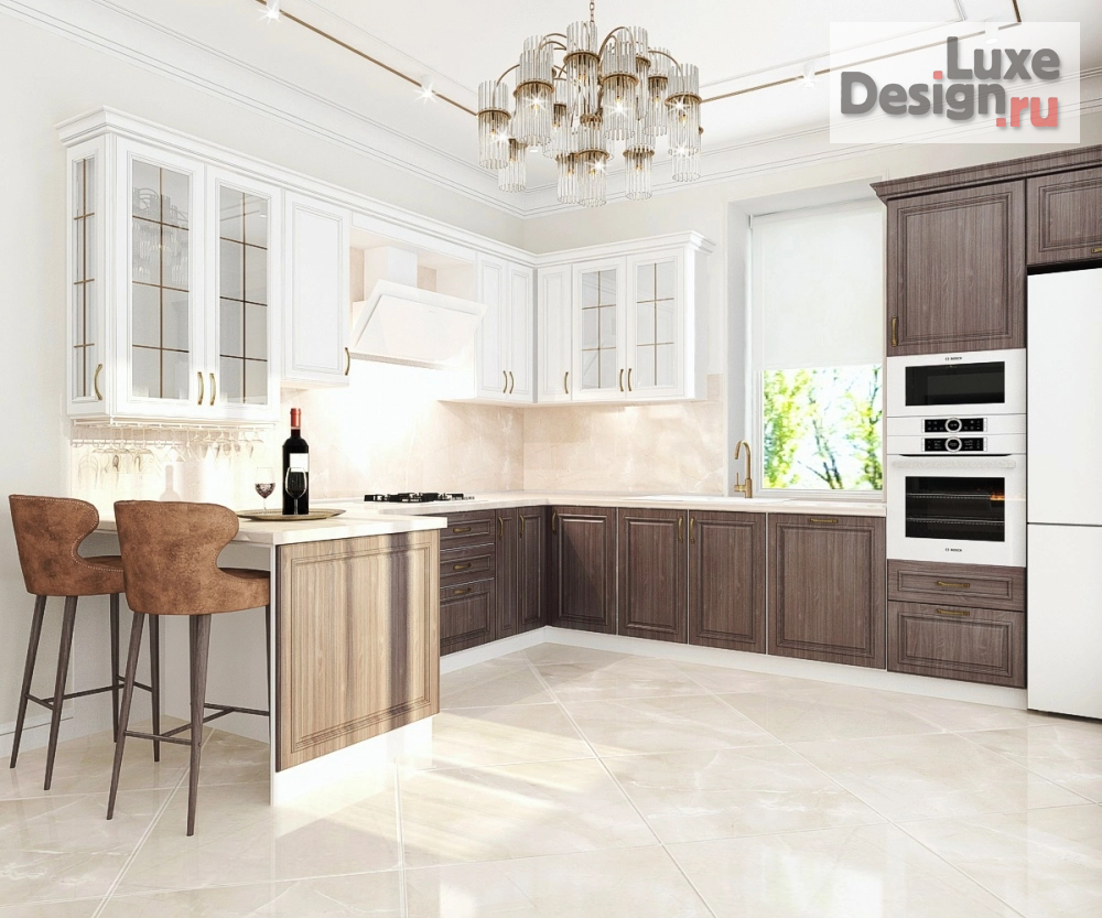 Дизайн интерьера гостиной "Кухня-гостиная в 2-хэтажном доме " (фото 5)