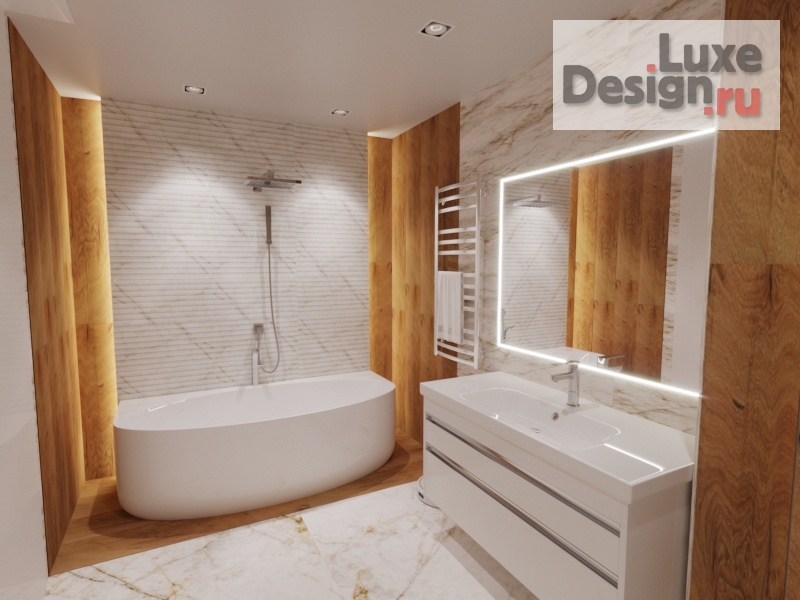 Дизайн интерьера ванной "Дизайн санузла" (фото 1)