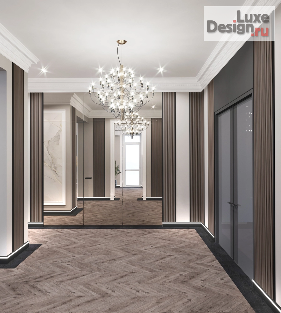 Дизайн интерьера частного дома "Дизайн коридора" (фото 2)