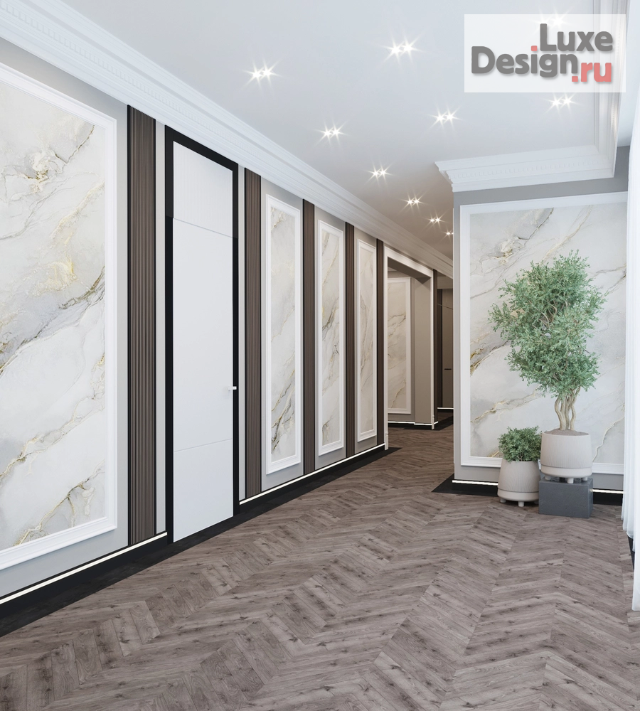 Дизайн интерьера частного дома "Дизайн коридора" (фото 4)