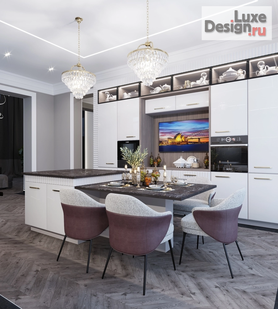 Дизайн интерьера частного дома "Дизайн кухни" (фото 1)