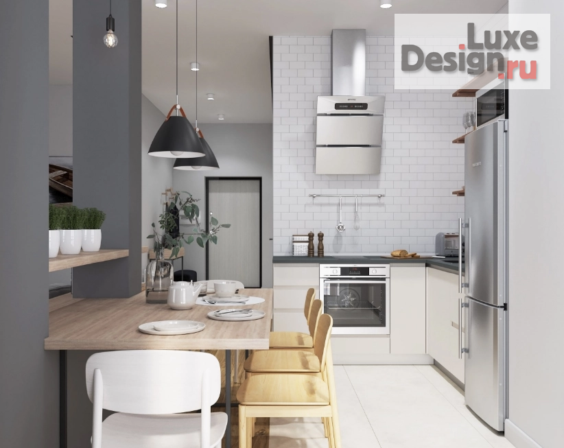 Дизайн интерьера квартиры студии "Апартаменты для сдачи в аренду в Иванове" (фото 7)