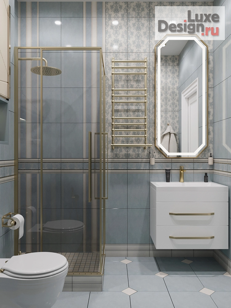 Дизайн интерьера трехкомнатной квартиры "3-х комнатная квартира в центре Санкт-Петербурга" (фото 43)