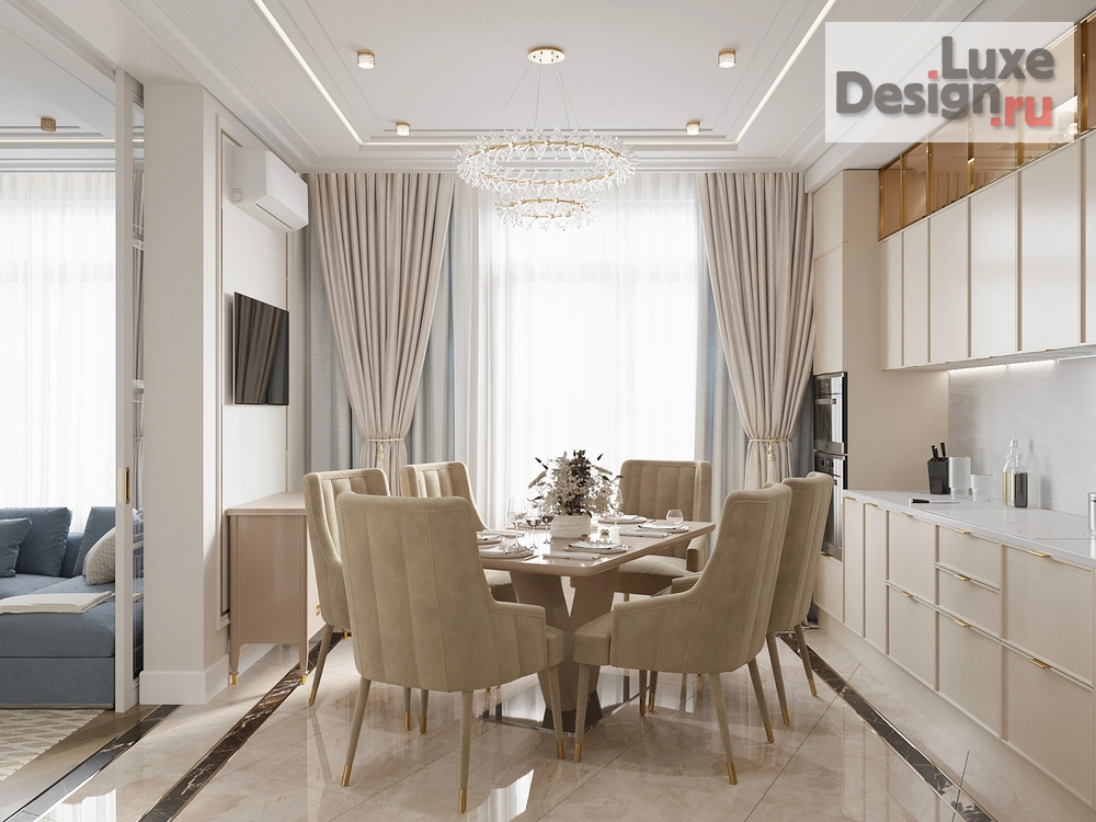 Дизайн интерьера трехкомнатной квартиры "3-х комнатная квартира в центре Санкт-Петербурга" (фото 5)