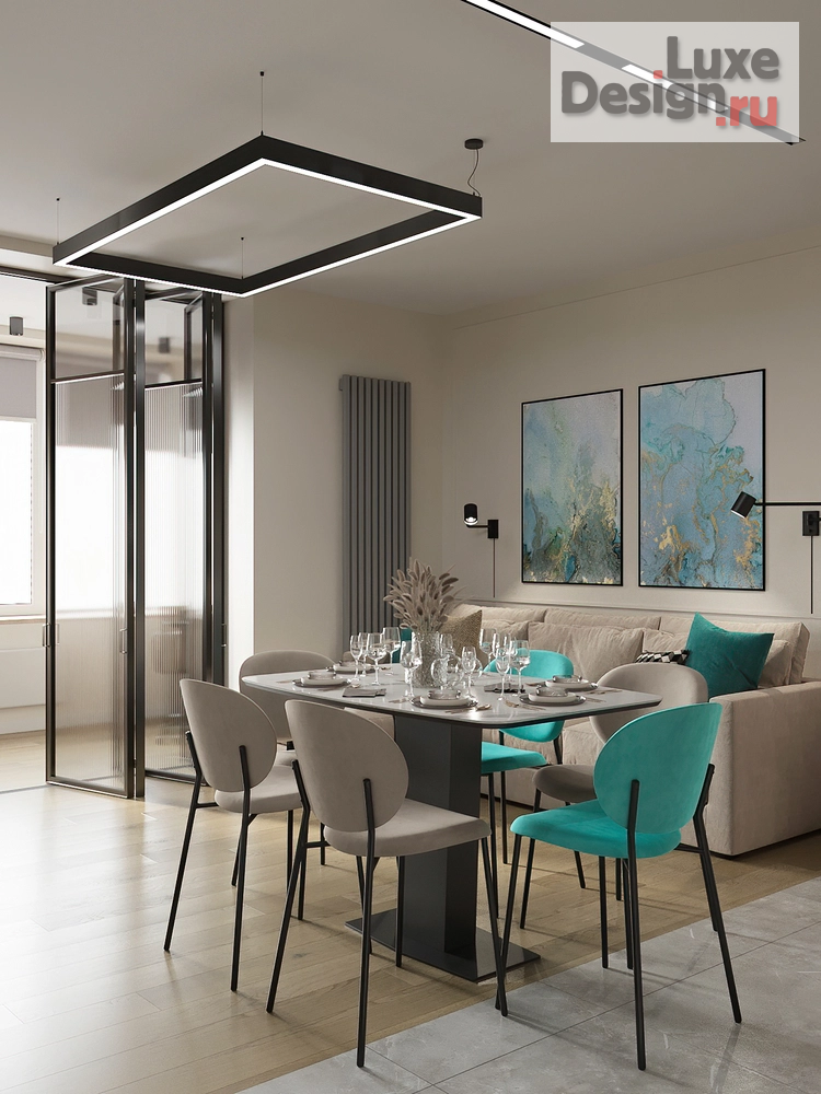 Дизайн интерьера гостиной "3-х комнатная квартира в Санкт-Петербурге" (фото 2)