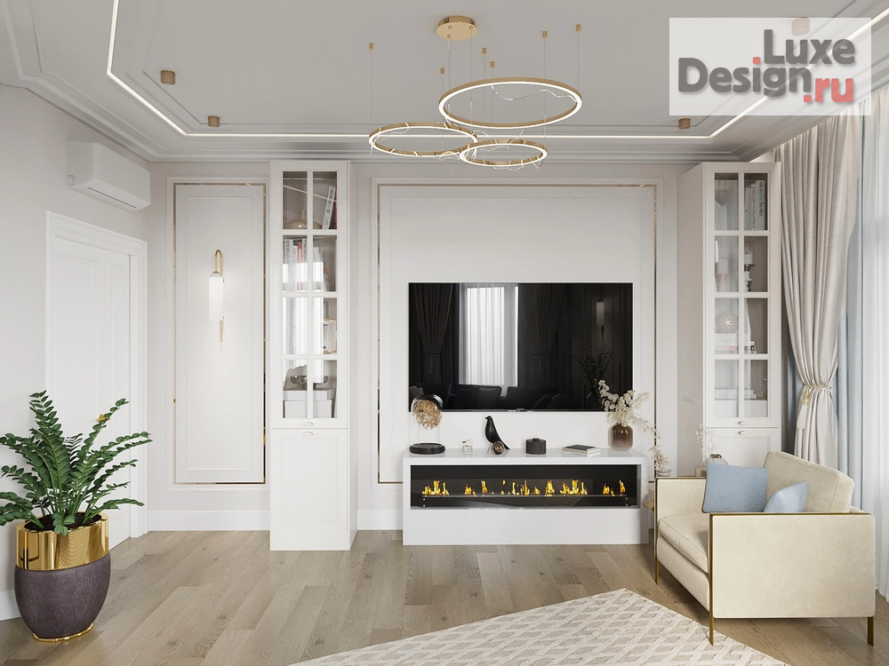 Дизайн интерьера трехкомнатной квартиры "3-х комнатная квартира в центре Санкт-Петербурга" (фото 6)