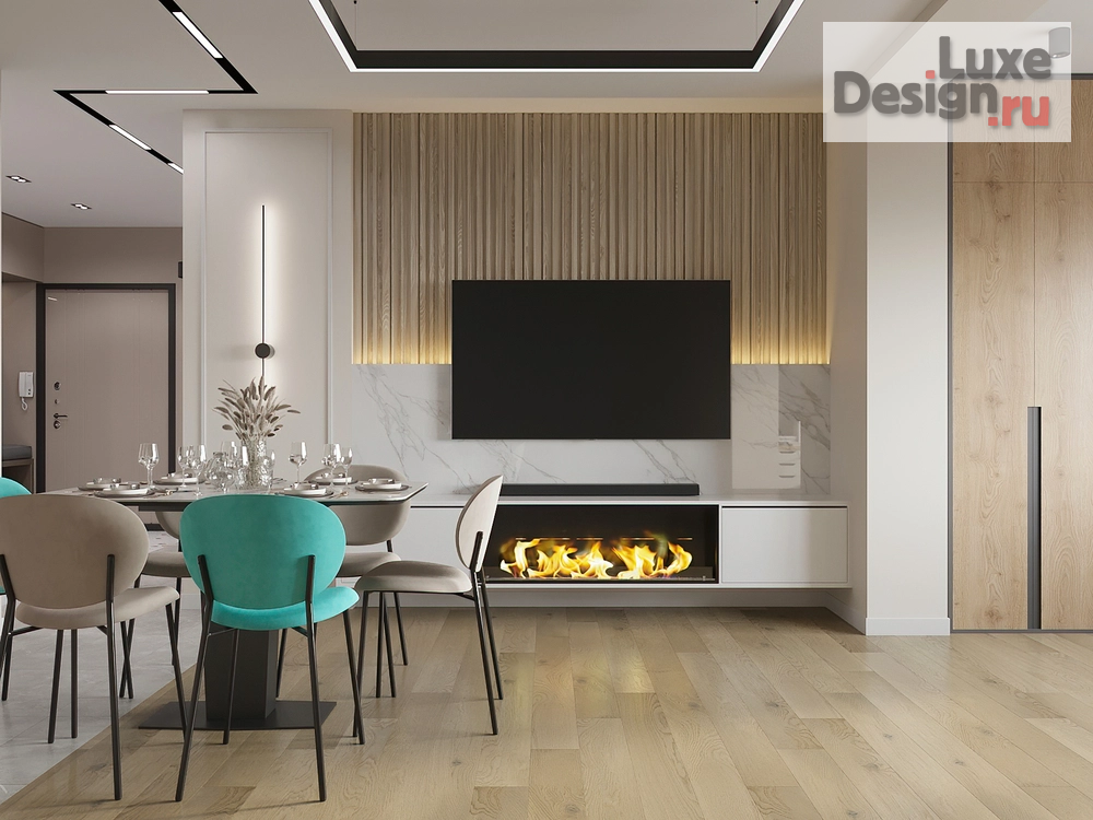 Дизайн интерьера гостиной "3-х комнатная квартира в Санкт-Петербурге" (фото 3)