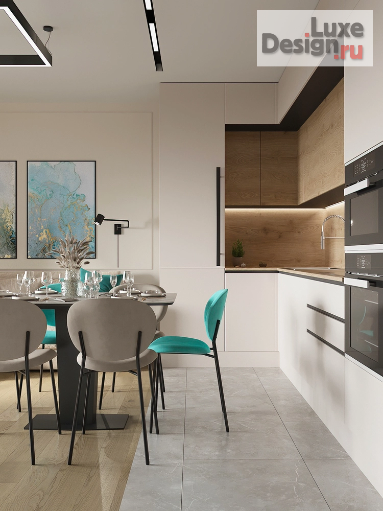 Дизайн интерьера гостиной "3-х комнатная квартира в Санкт-Петербурге" (фото 4)