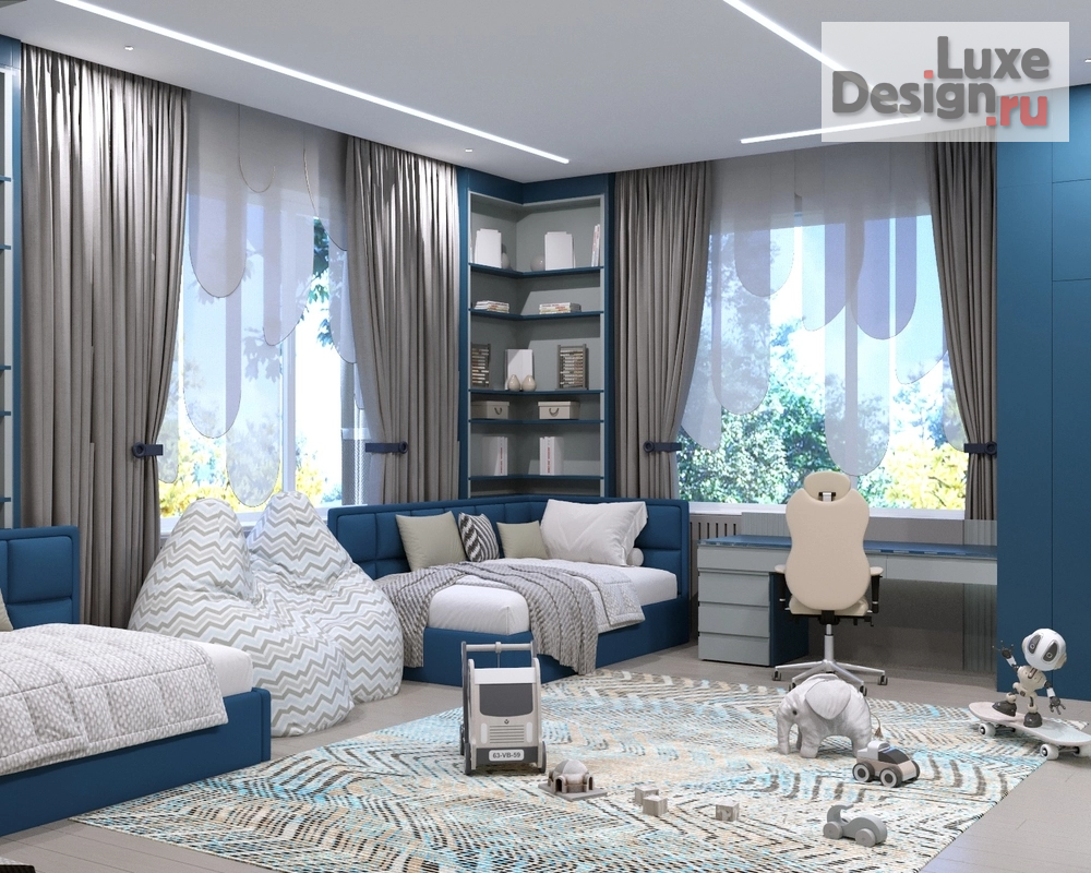 Дизайн интерьера трехкомнатной квартиры "Стильный дизайн для молодой семьи" (фото 12)