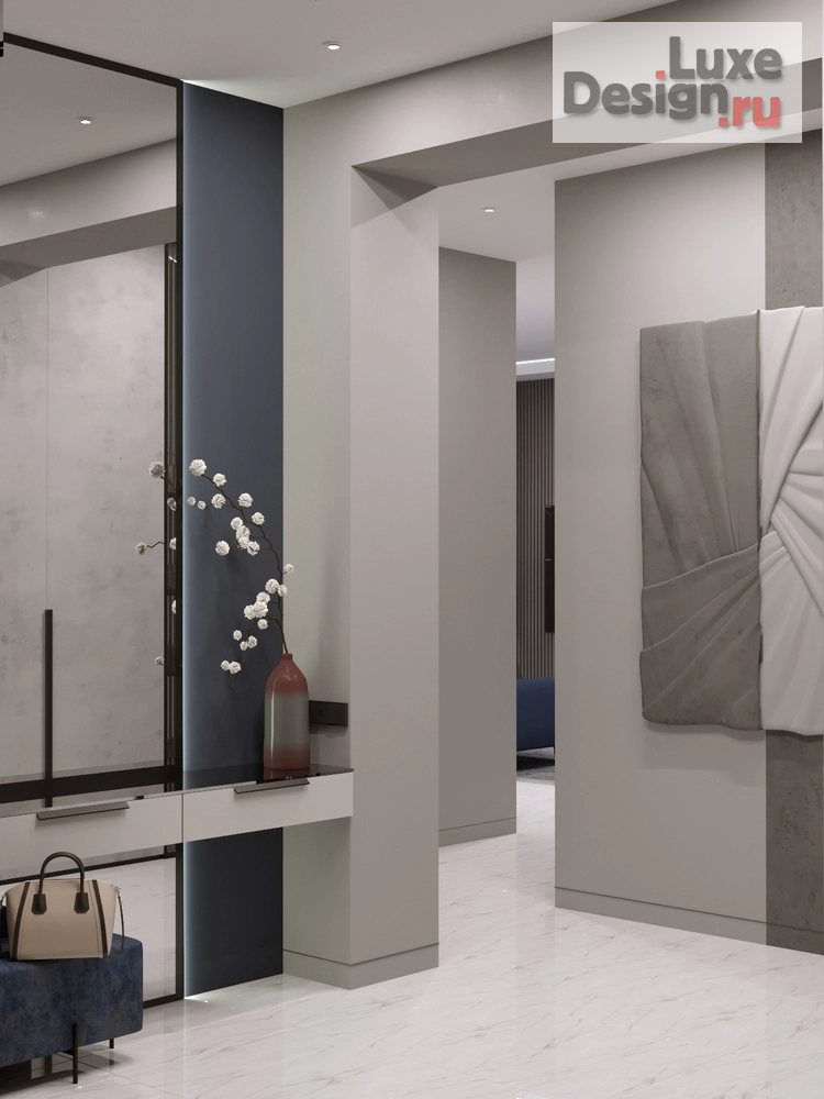 Дизайн интерьера трехкомнатной квартиры "Стильный дизайн для молодой семьи" (фото 2)