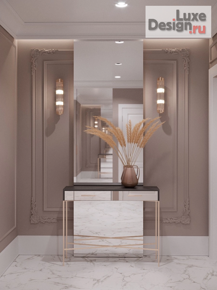 Дизайн интерьера трехкомнатной квартиры "Прихожая в квартире" (фото 1)