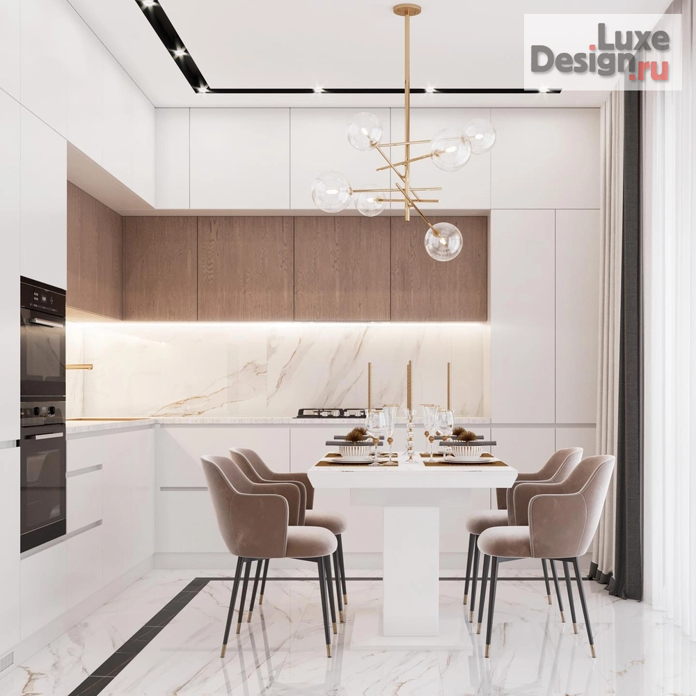 Дизайн интерьера коттеджа "Белый минимализм" (фото 1)