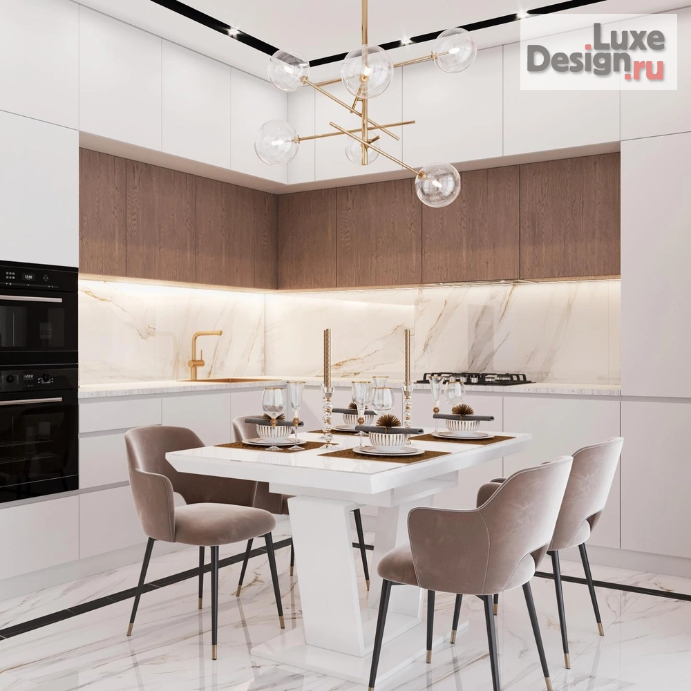 Дизайн интерьера коттеджа "Белый минимализм" (фото 3)