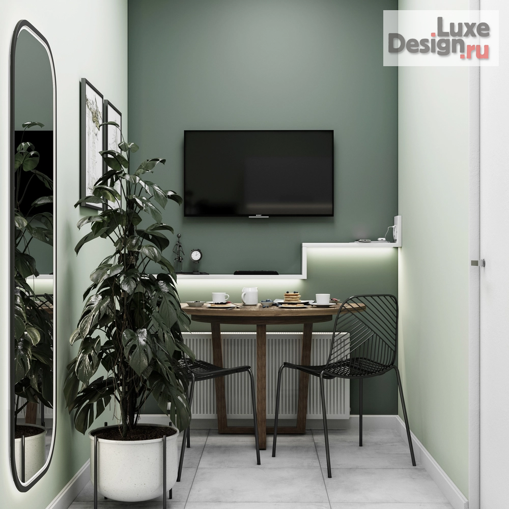 Дизайн интерьера лечебного учреждения "Комната персонала в стоматологическом кабинете" (фото 3)