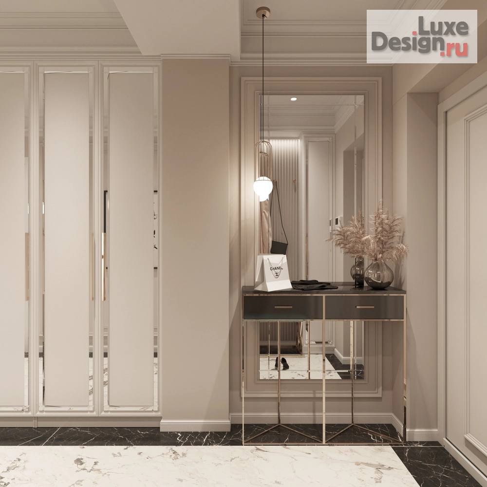 Дизайн интерьера трехкомнатной квартиры "Трехкомнатная квартира в ЖК "Европейский"" (фото 13)