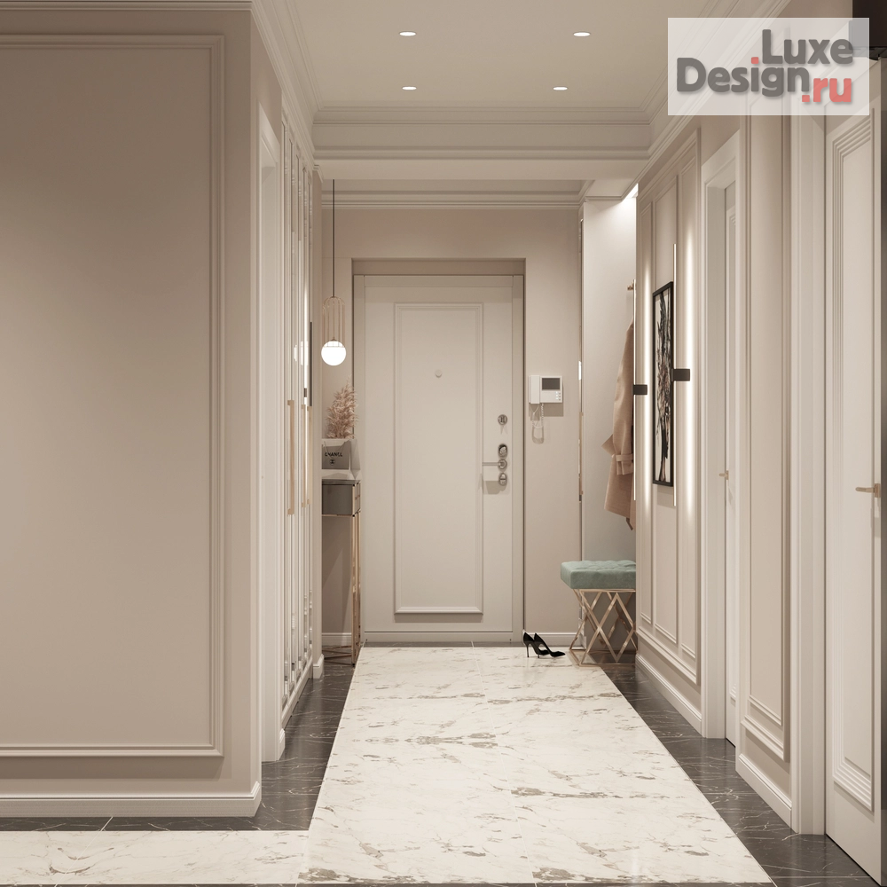 Дизайн интерьера трехкомнатной квартиры "Трехкомнатная квартира в ЖК "Европейский"" (фото 14)