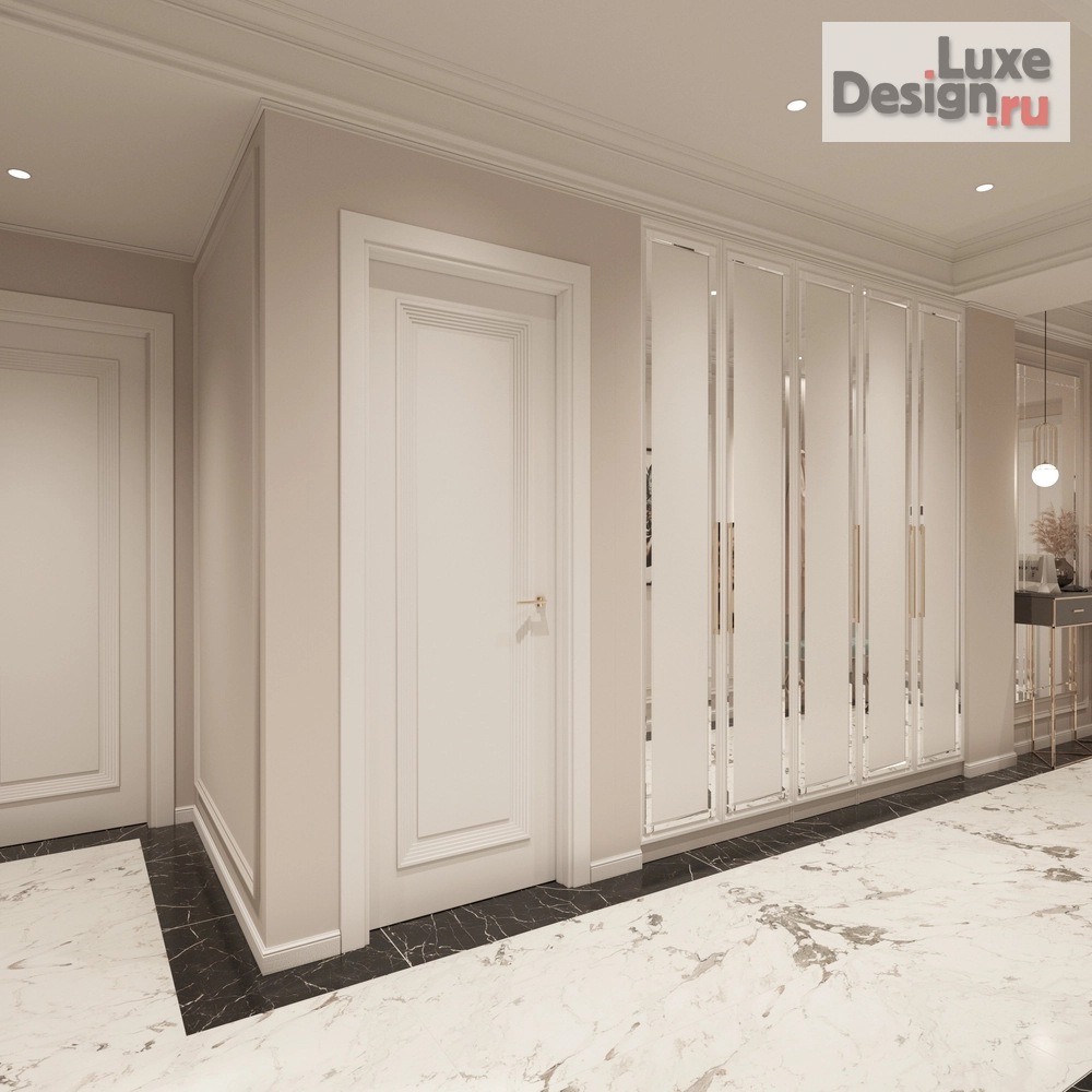 Дизайн интерьера трехкомнатной квартиры "Трехкомнатная квартира в ЖК "Европейский"" (фото 16)