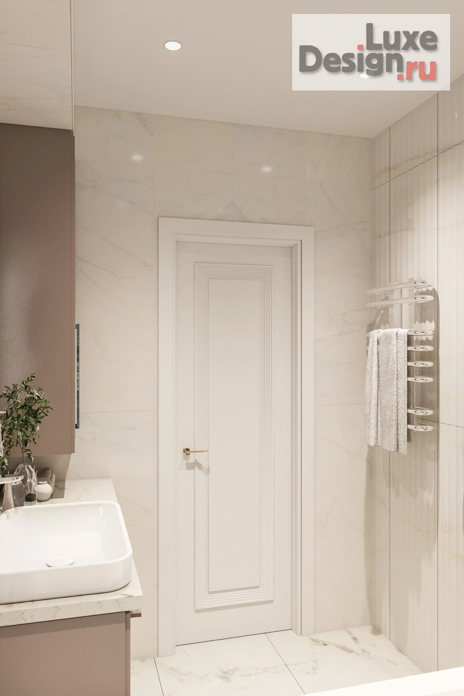 Дизайн интерьера трехкомнатной квартиры "Трехкомнатная квартира в ЖК "Европейский"" (фото 25)