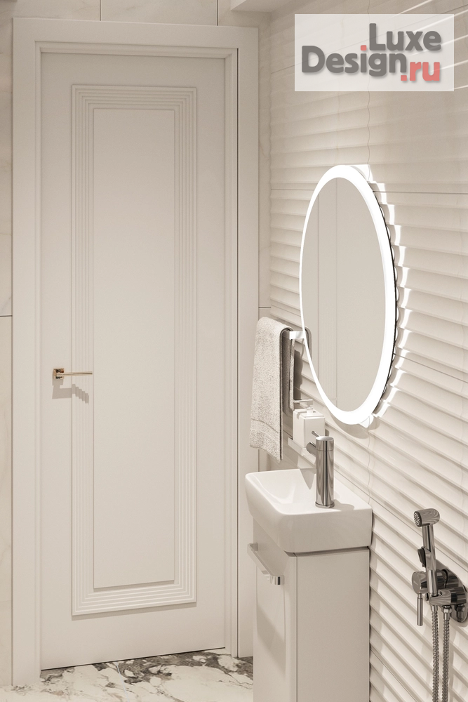 Дизайн интерьера трехкомнатной квартиры "Трехкомнатная квартира в ЖК "Европейский"" (фото 28)