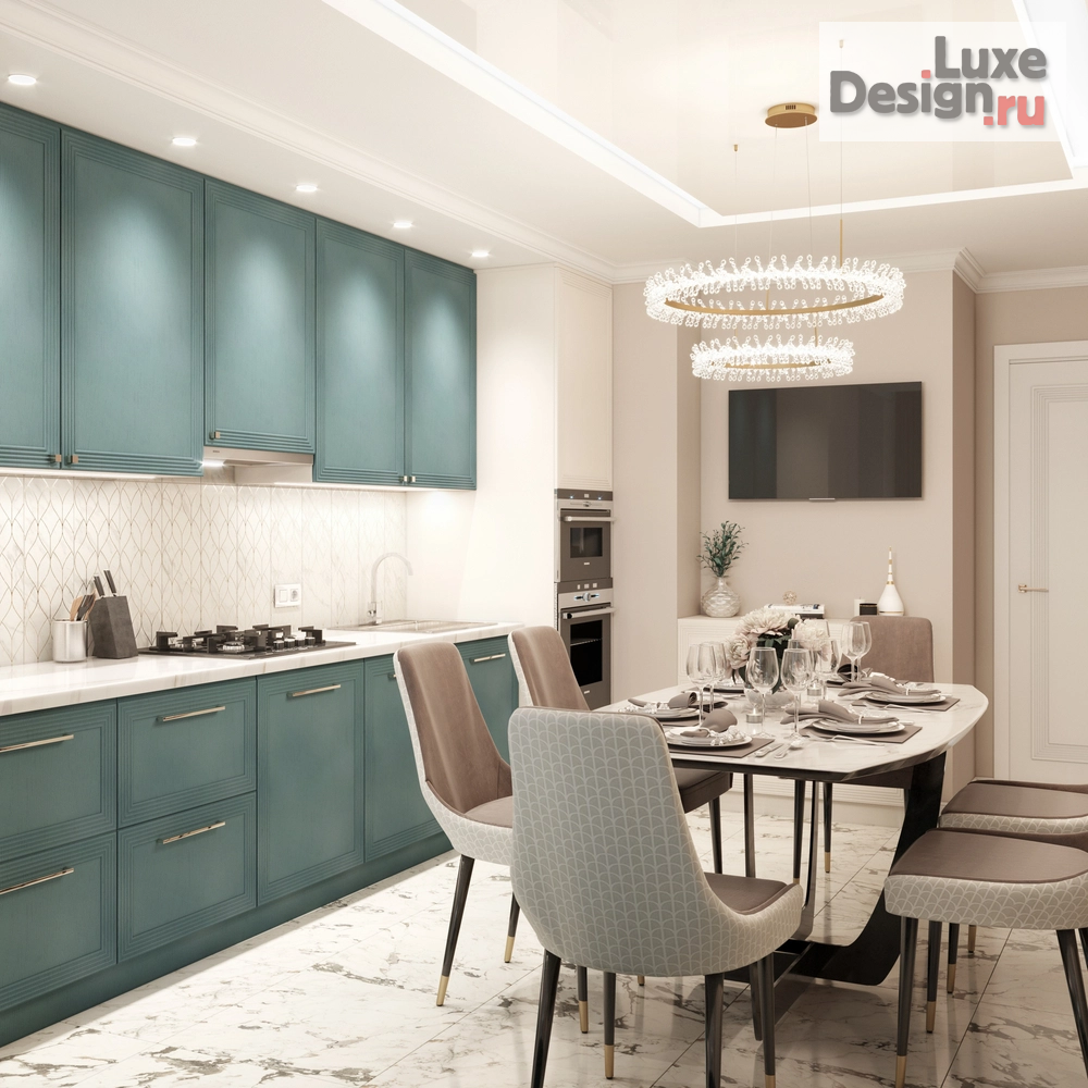 Дизайн интерьера трехкомнатной квартиры "Трехкомнатная квартира в ЖК "Европейский"" (фото 19)