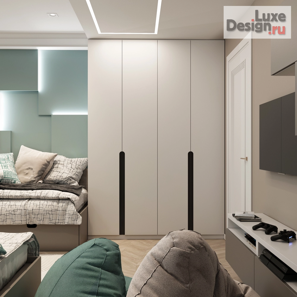 Дизайн интерьера трехкомнатной квартиры "Трехкомнатная квартира в ЖК "Европейский"" (фото 8)