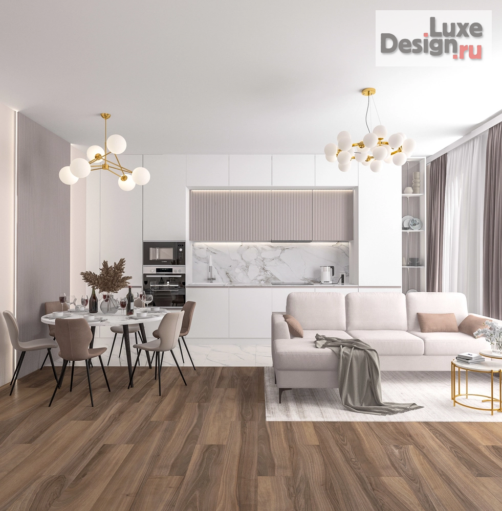 Дизайн интерьера трехкомнатной квартиры "г. Москва ЖК "ТРИНИТИ"" (фото 1)