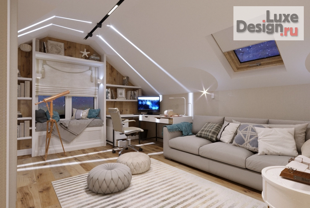 Дизайн интерьера коттеджа "Интерьер частного дома г.Краснодар" (фото 3)