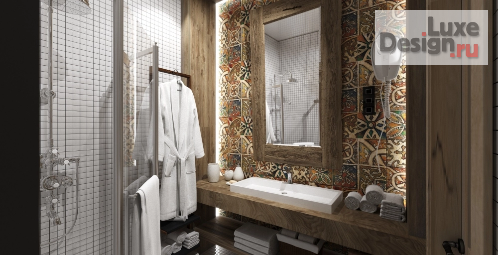 Дизайн интерьера отеля "Номер в отеле. Шале" (фото 3)